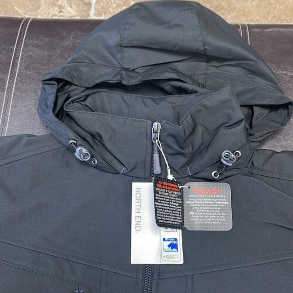North End 3 Layer Bonded Travel Soft Shell Jacket - Picture 6 of 12